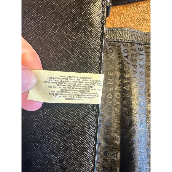 Kate Spade New York Warm And Fuzzy Monster Large Carsen Crossbody Bag Black EUC - Picture 10 of 14